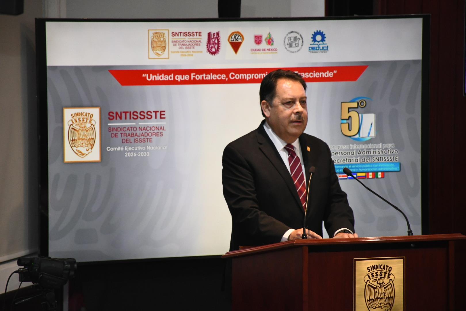 5° Congreso Internacional para Personal Administrativo y Secretarial del SNTISSSTE, Inauguración